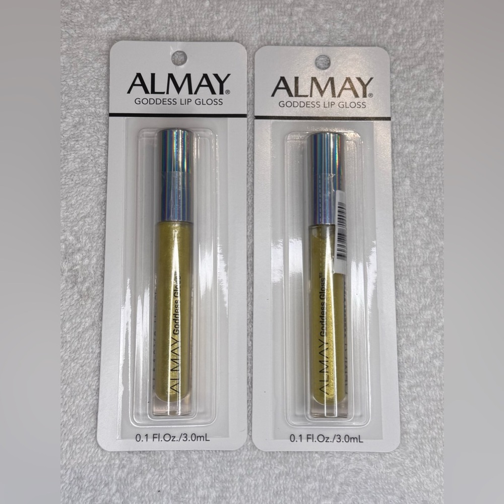 2 pack - Almay Goddess Gloss Gilded High Shine Lip Gloss Sealed NIB